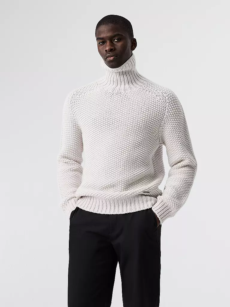 ALPHATAURI | Jersey de cuello alto FINAR | Crema