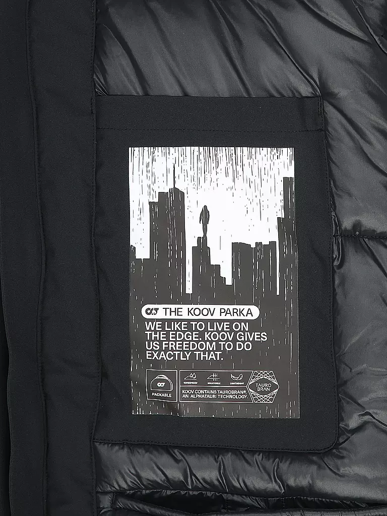 ALPHATAURI | Parka KOOV | Negro