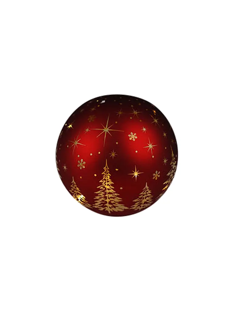 AM DESIGN | LED Weihnachtskugel 15cm | Rojo