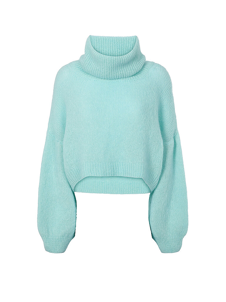 Rollkragenpullover ANDREA turquesa M/L