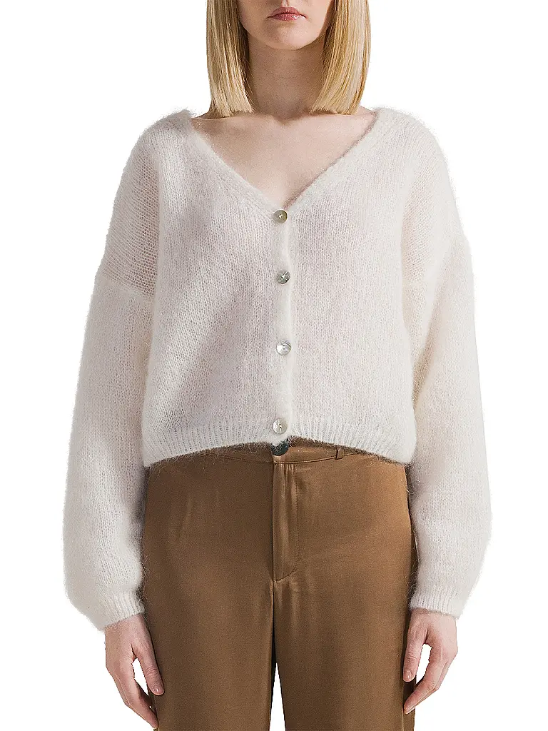 AMERICAN DREAMS | Cárdigan Cropped Fit CORNELIA | Crema