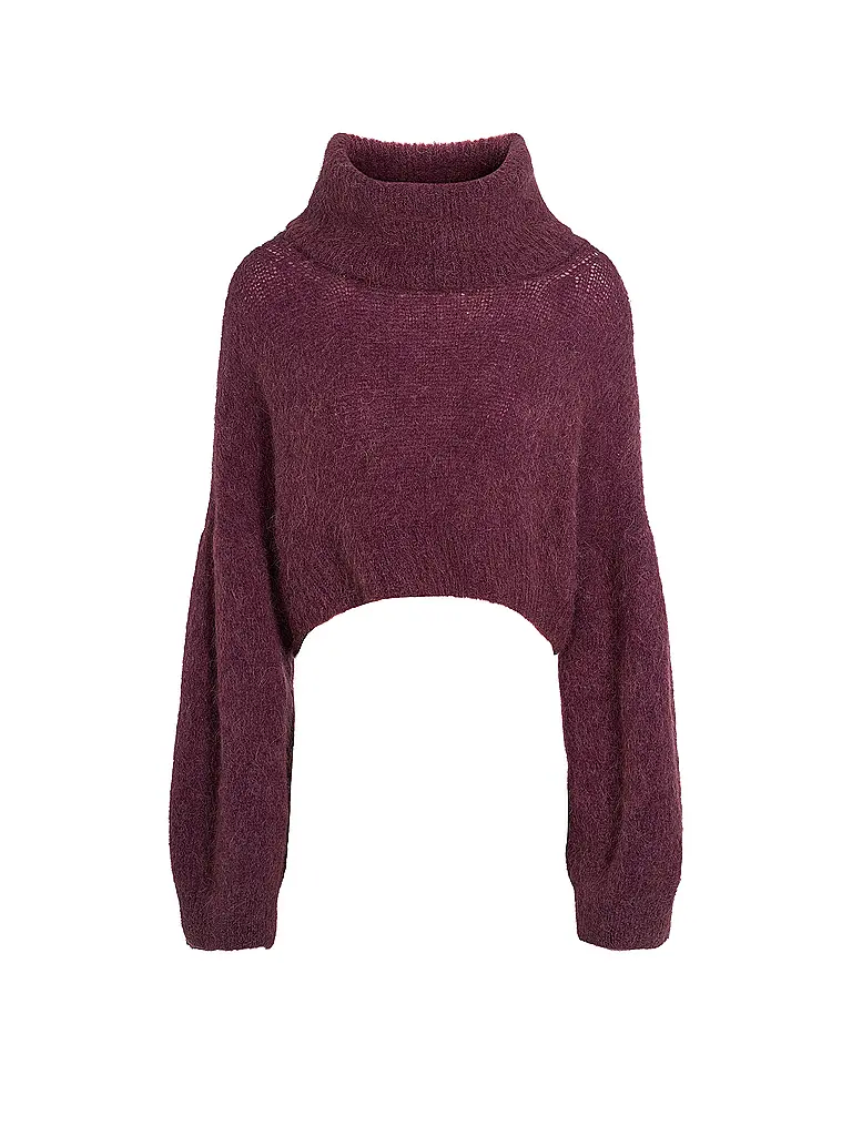 AMERICAN DREAMS | Rollkragenpullover ANDREA | Rojo oscuro