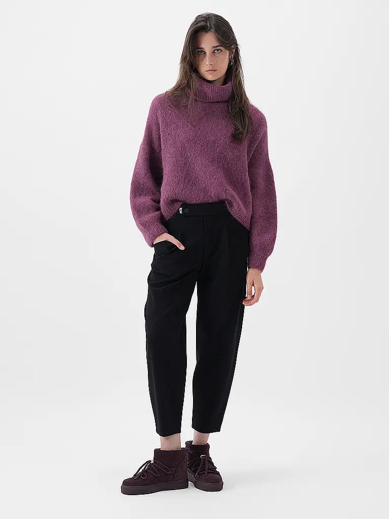 AMERICAN DREAMS | Rollkragenpullover ANDREA | Rojo oscuro