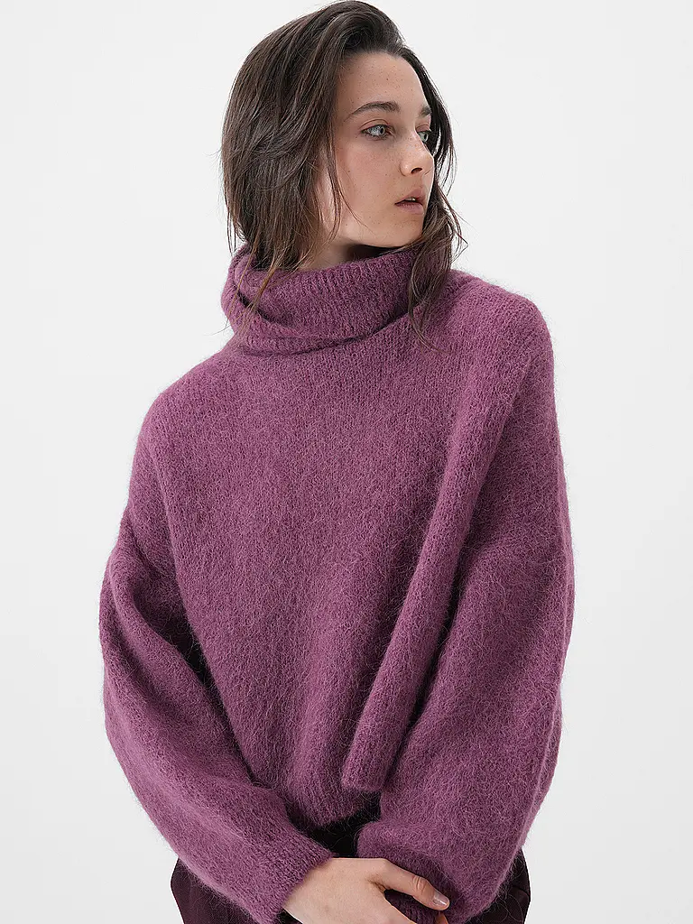 AMERICAN DREAMS | Rollkragenpullover ANDREA | Rojo oscuro