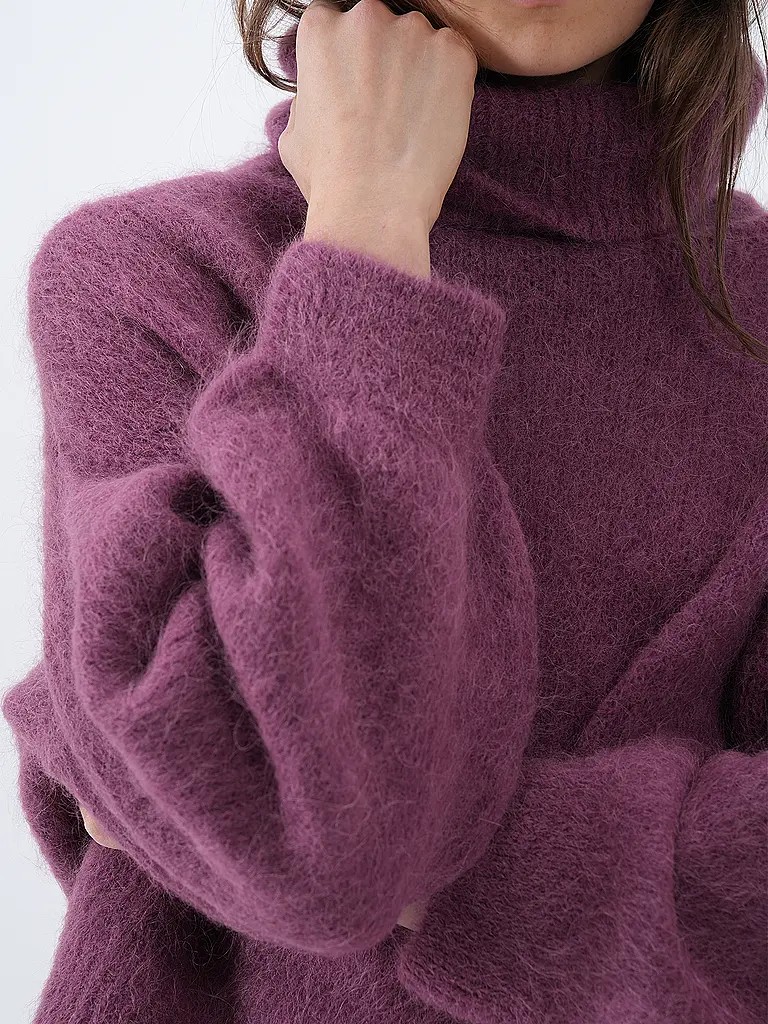 AMERICAN DREAMS | Rollkragenpullover ANDREA | Rojo oscuro