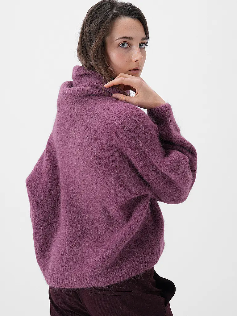 AMERICAN DREAMS | Rollkragenpullover ANDREA | Rojo oscuro