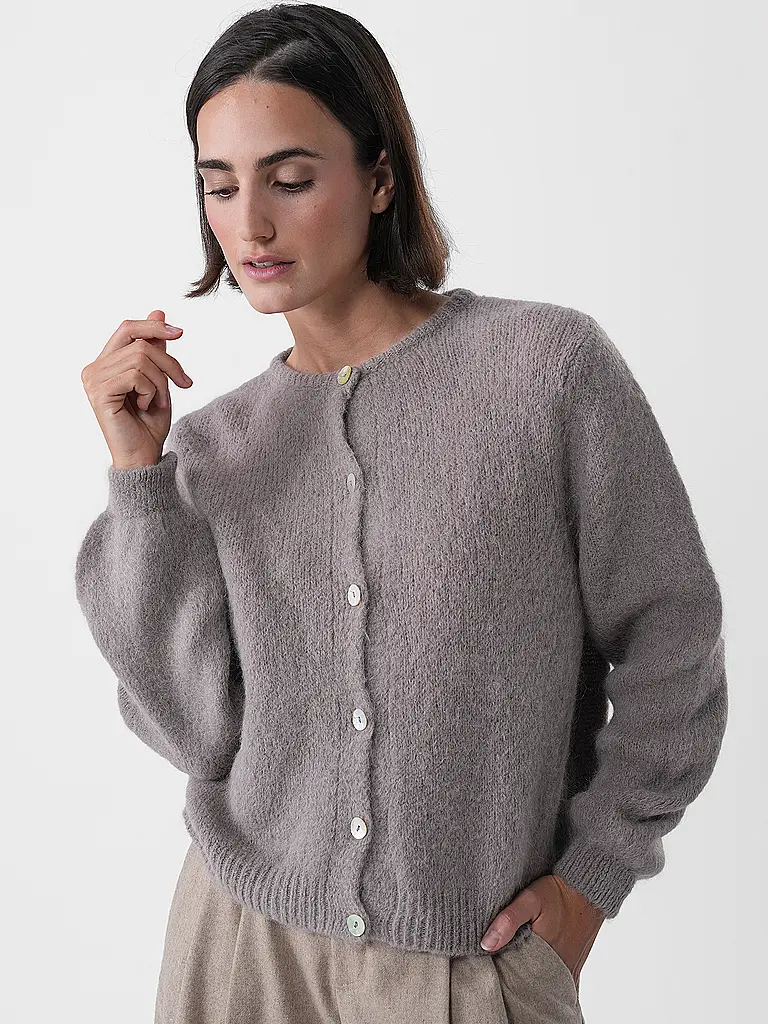 AMERICAN DREAMS | Strickjacke SUSAN | Marrón claro