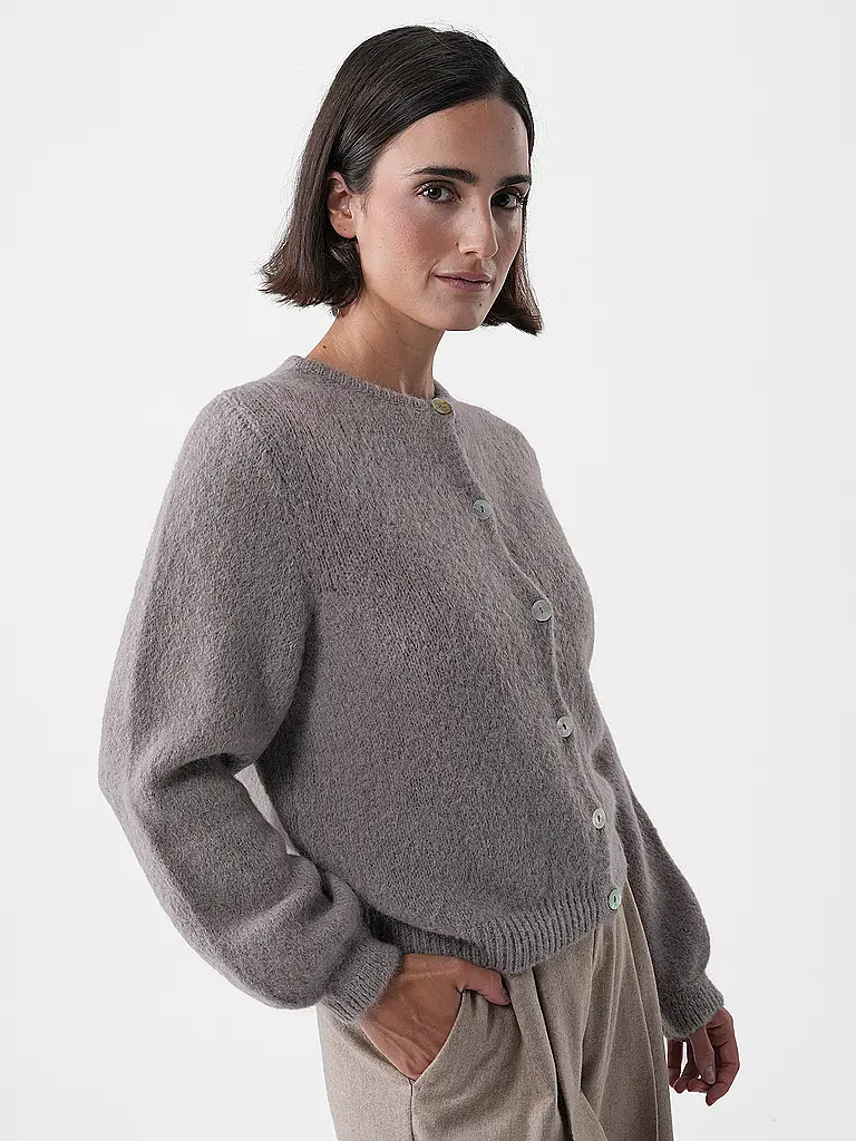 AMERICAN DREAMS | Strickjacke SUSAN | Marrón claro