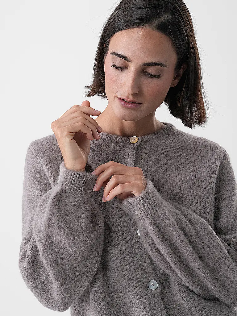 AMERICAN DREAMS | Strickjacke SUSAN | Marrón claro