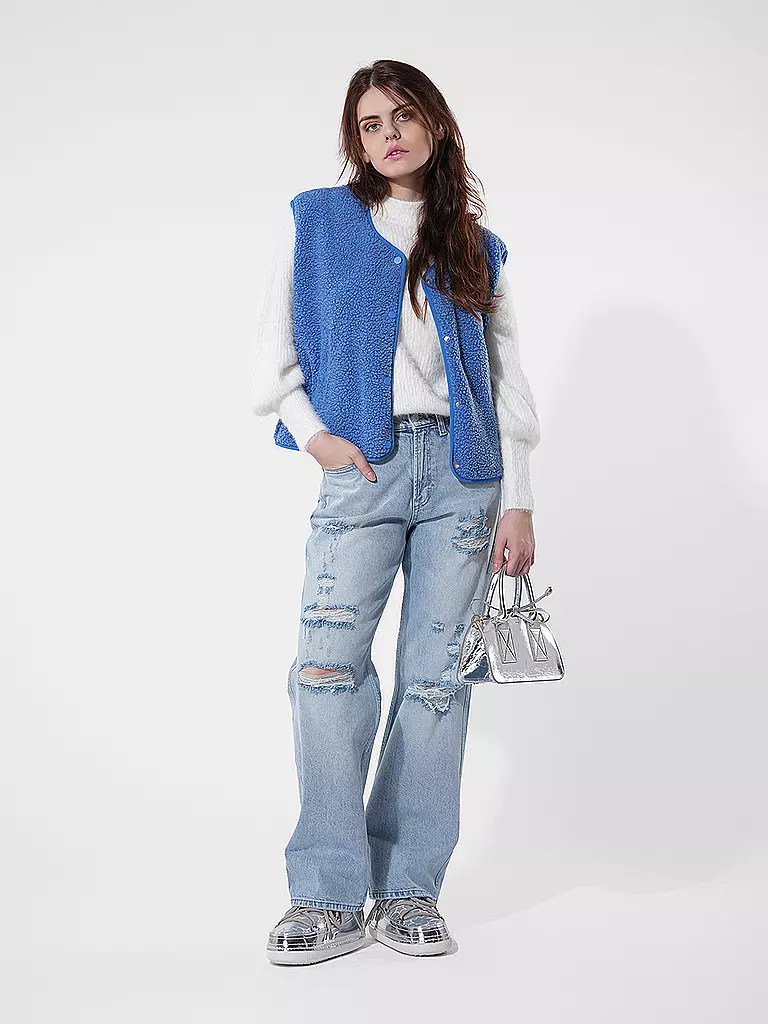 AMERICAN VINTAGE | Gilet in Felloptik HOKTOWN | Azul