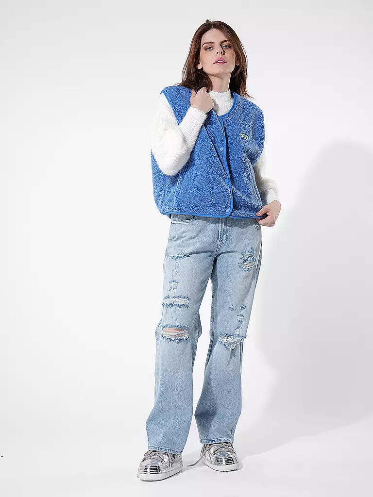 AMERICAN VINTAGE | Gilet in Felloptik HOKTOWN | Azul