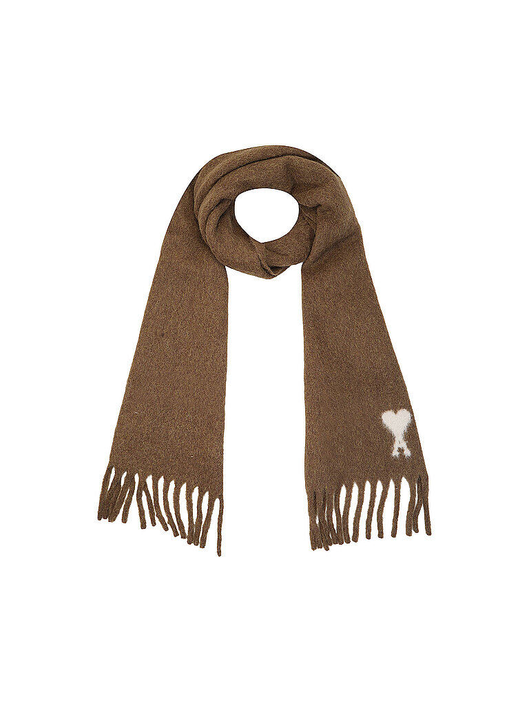 Ami Paris Bufanda camel