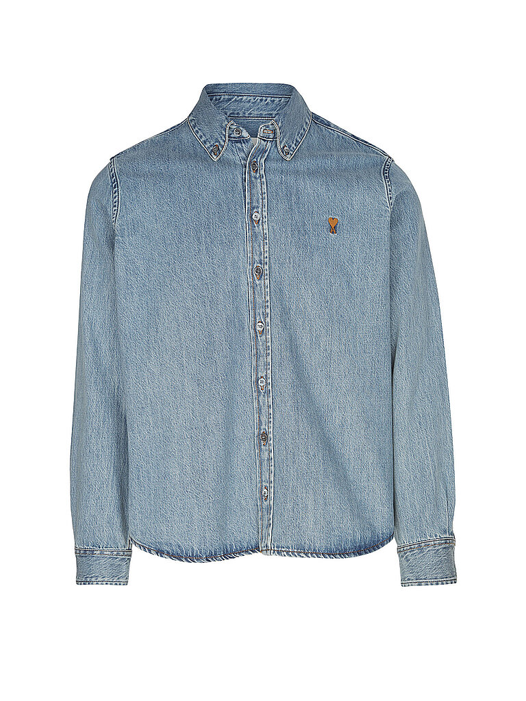 Ami Paris Camisa vaquera azul