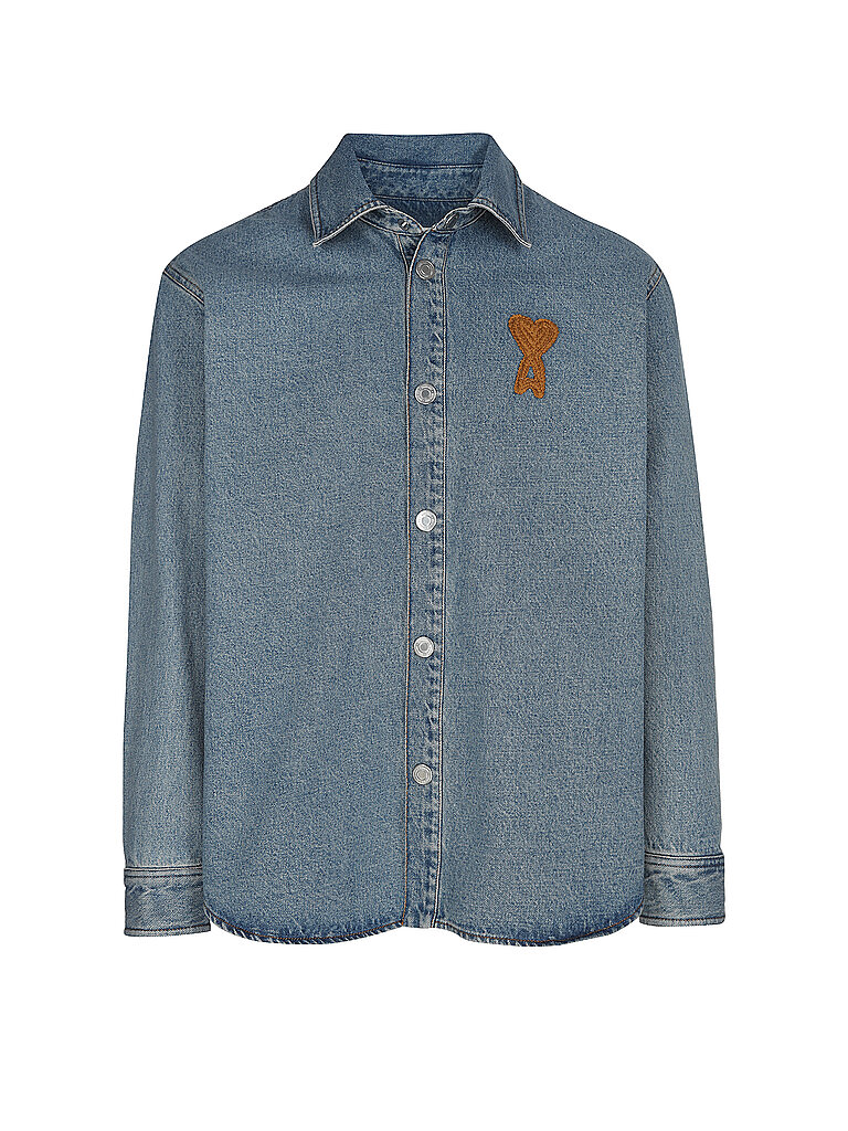 Ami Paris Camisa vaquera azul L