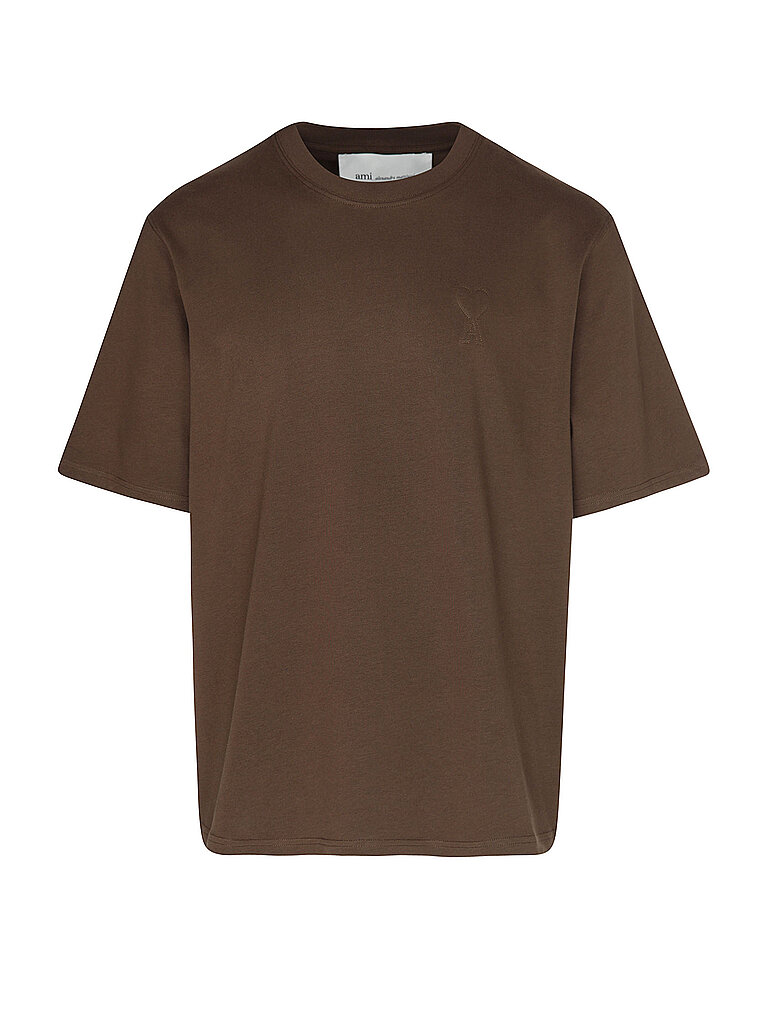 Ami Paris Camiseta marrón