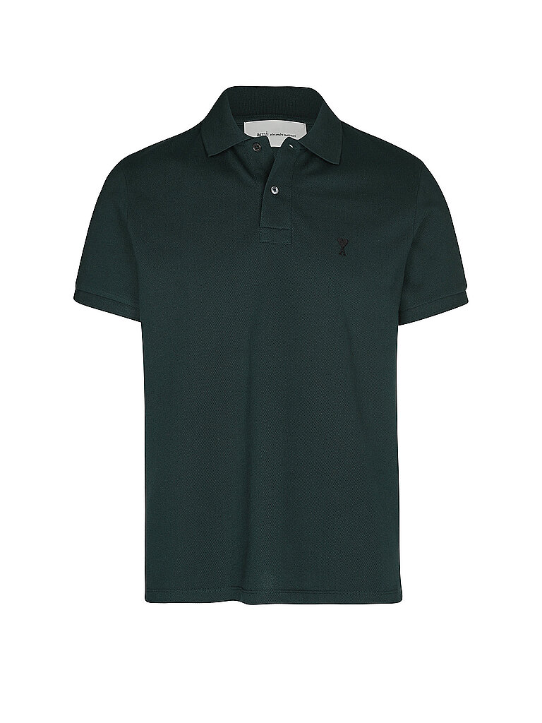 Ami Paris Polo verde oscuro
