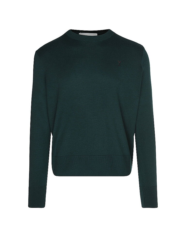 Ami Paris Pullover verde oscuro