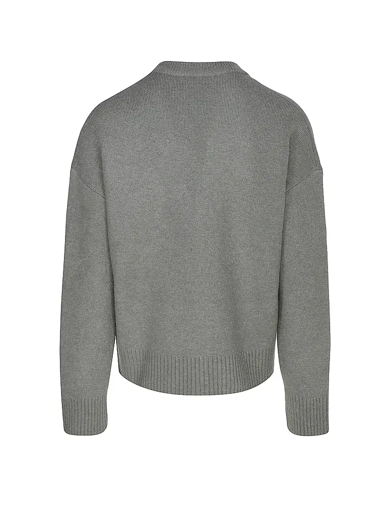 AMI PARIS | Cárdigan | Gris claro