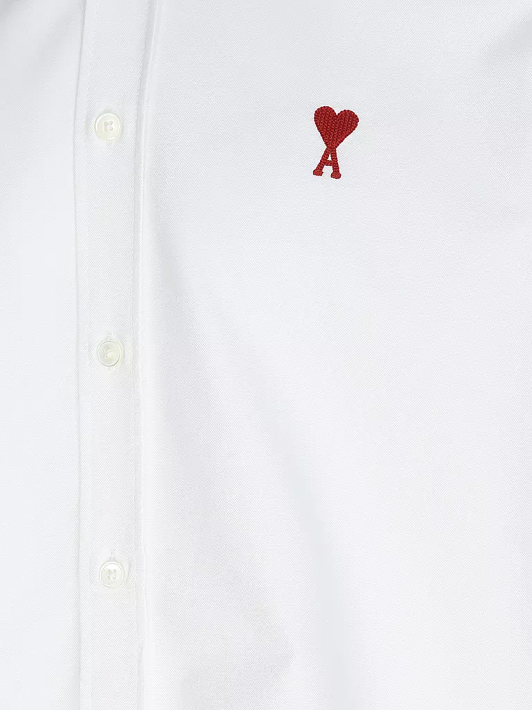 AMI PARIS | Camisa
Marca: AMI PARIS
Farbe: weiss
Categorías: Moda,Herren

Largo de la manga: Manga larga
Material: Algodón
Forma del cuello: Cuello abotonado
Diseño: Liso
Corte (Prenda superior): Regular
Estilo: Tendencia
Detalles: Logo | Blanco