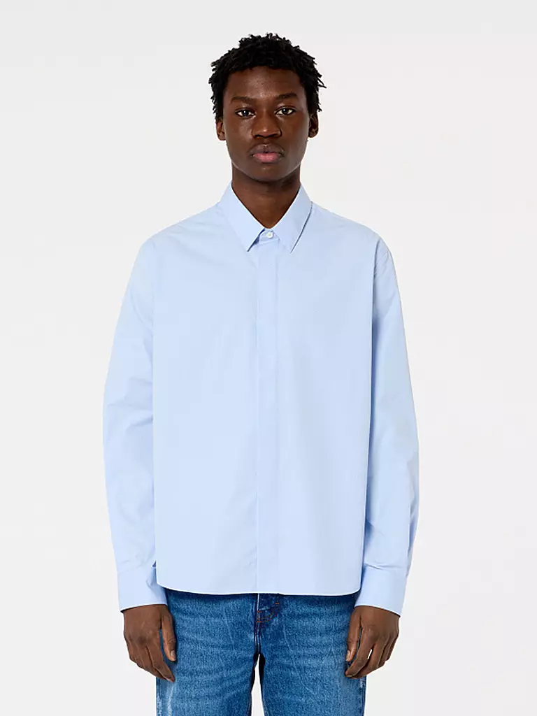 AMI PARIS | Camisa de corte regular | Azul claro