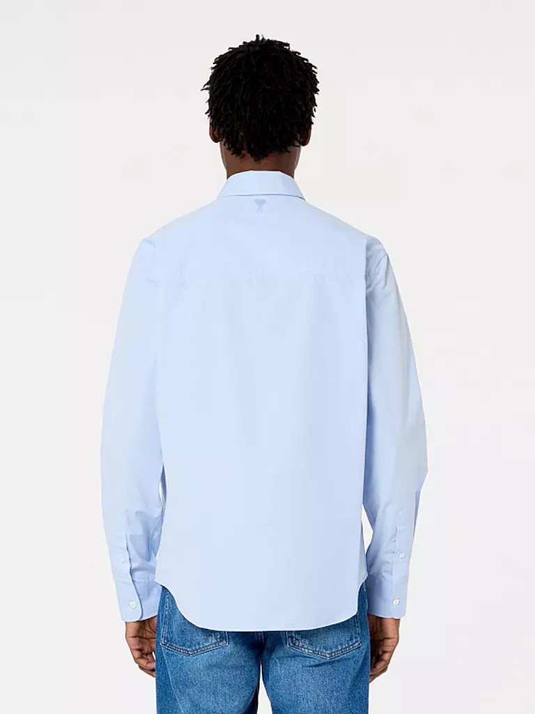 AMI PARIS | Camisa de corte regular | Azul claro