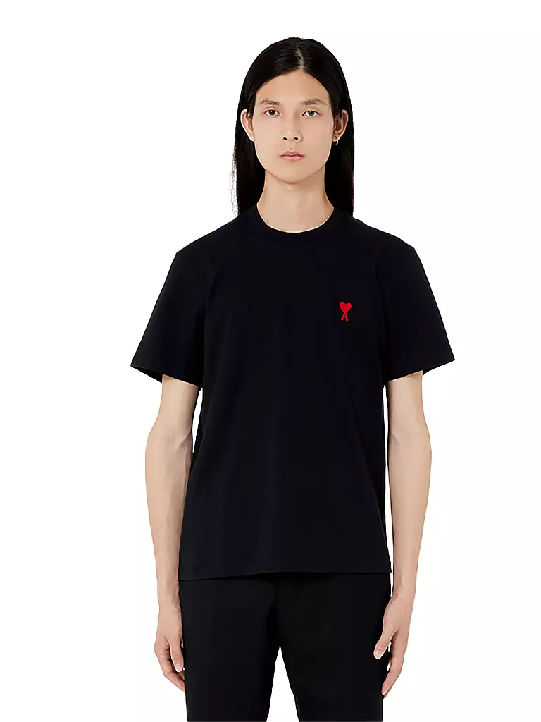 AMI PARIS | Camiseta Ami De Coeur | Negro
