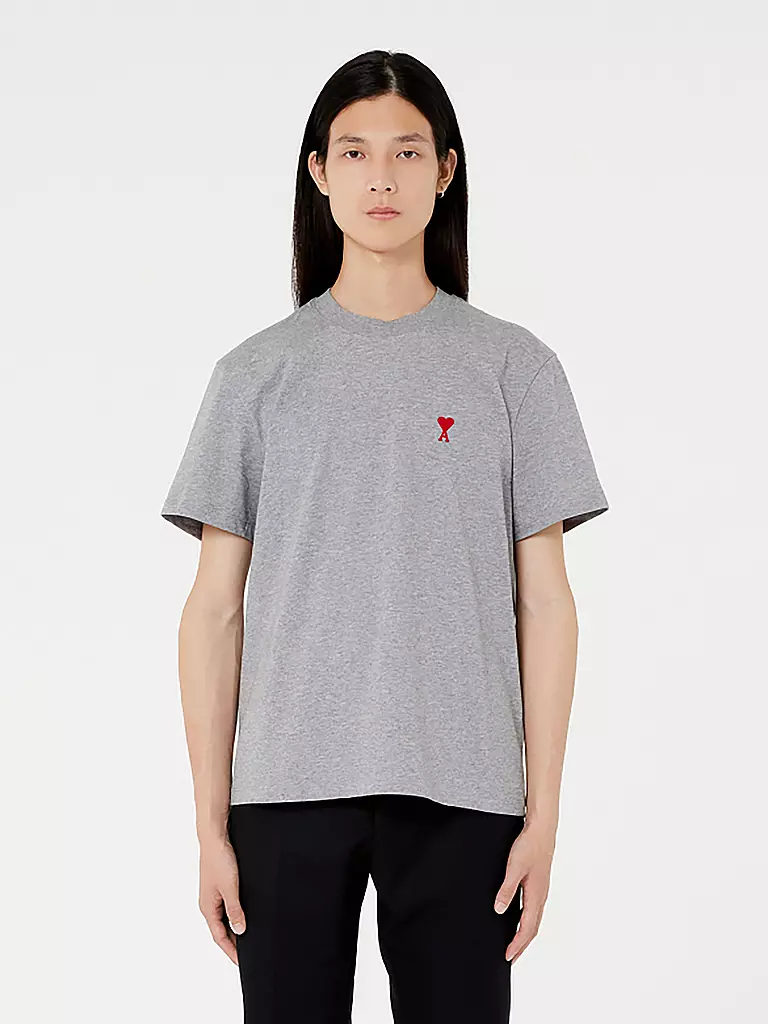 AMI PARIS | Camiseta AMI DE COEUR | Gris