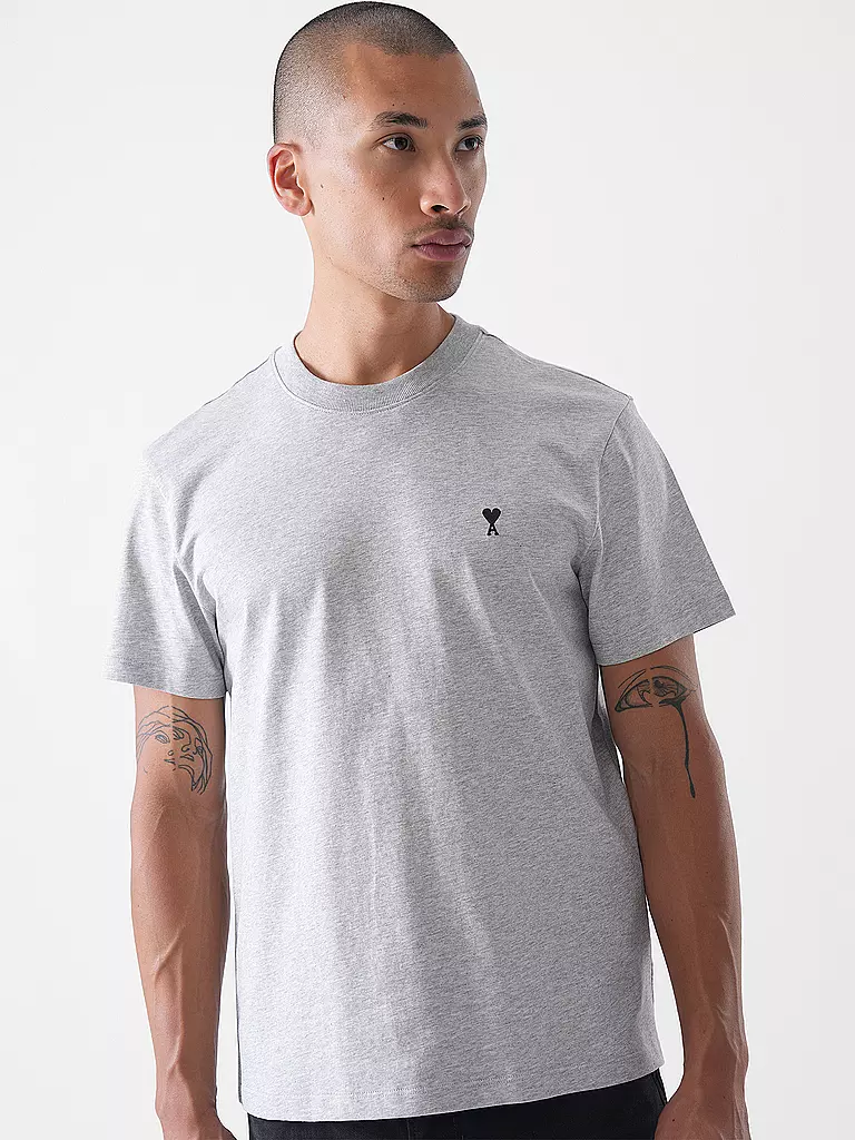 AMI PARIS | Camiseta | Gris claro