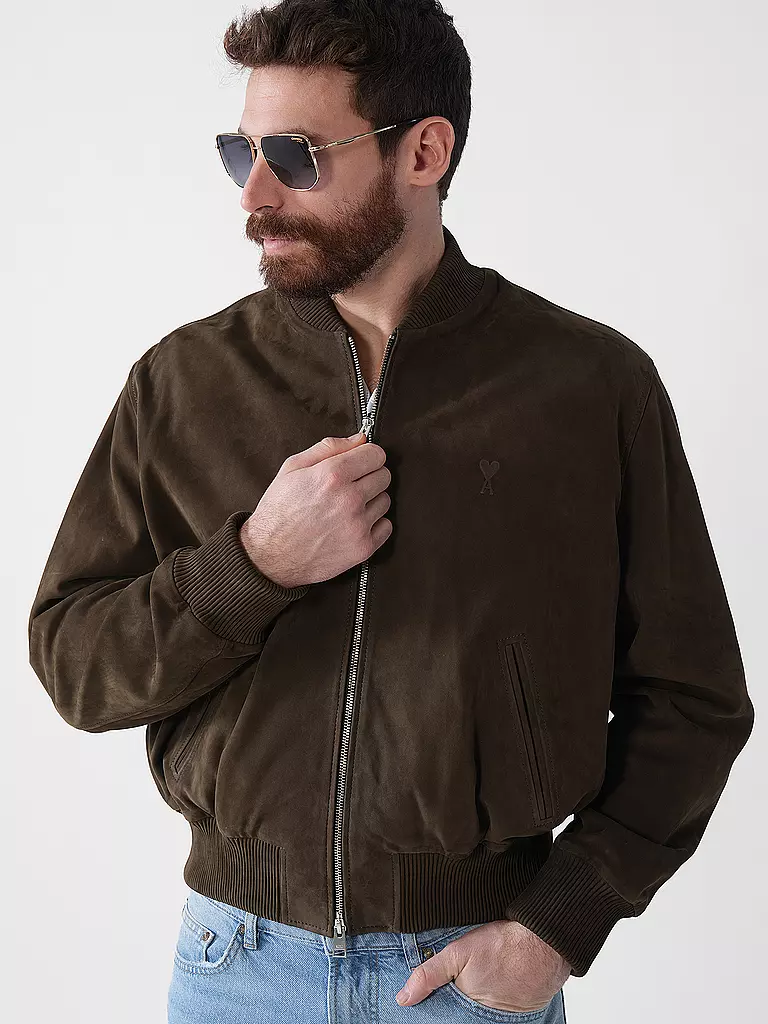 AMI PARIS | Chaqueta de cuero | 