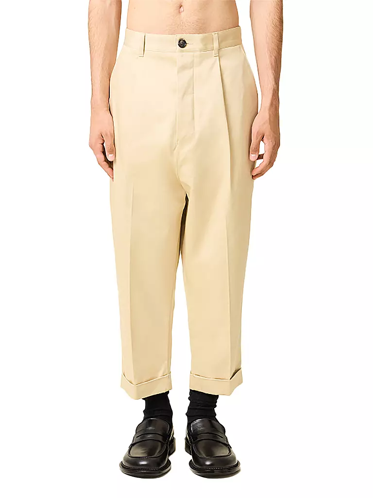 AMI PARIS | Chino corte zanahoria | Beige