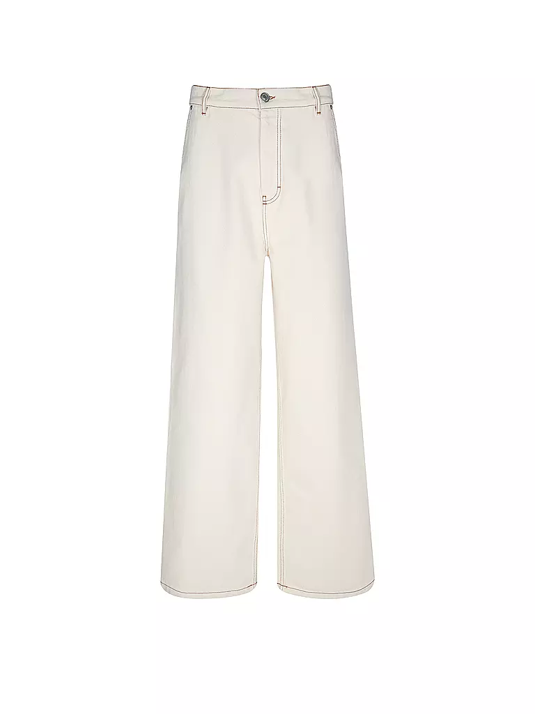 AMI PARIS | Jeans de corte recto | Crema