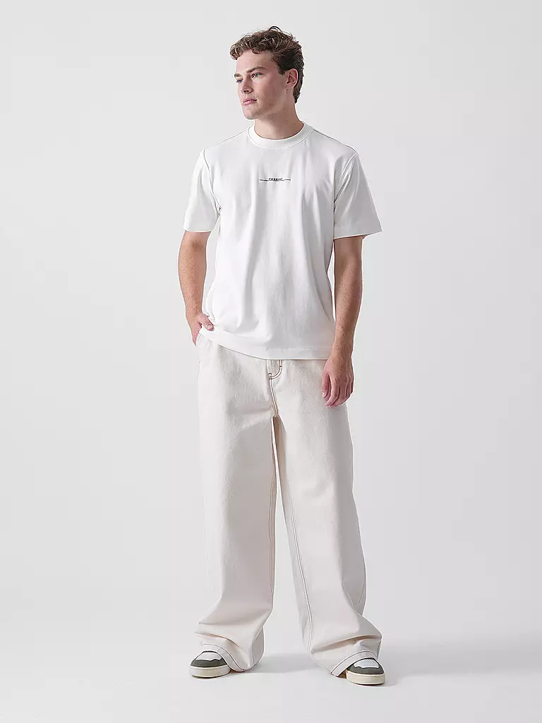 AMI PARIS | Jeans de corte recto | Crema