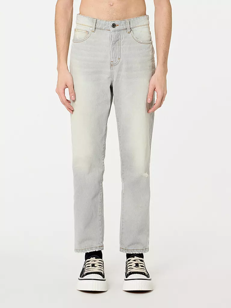 AMI PARIS | Jeans Tapered Fit | Gris claro