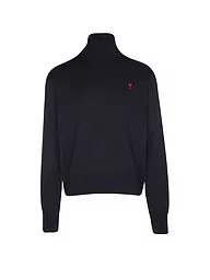 AMI PARIS | Jersey de cuello alto | Azul oscuro