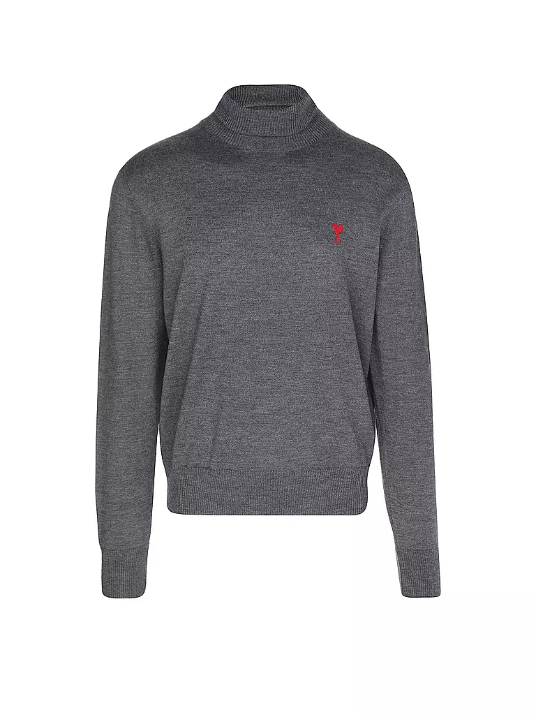 AMI PARIS | Jersey de cuello alto | Gris