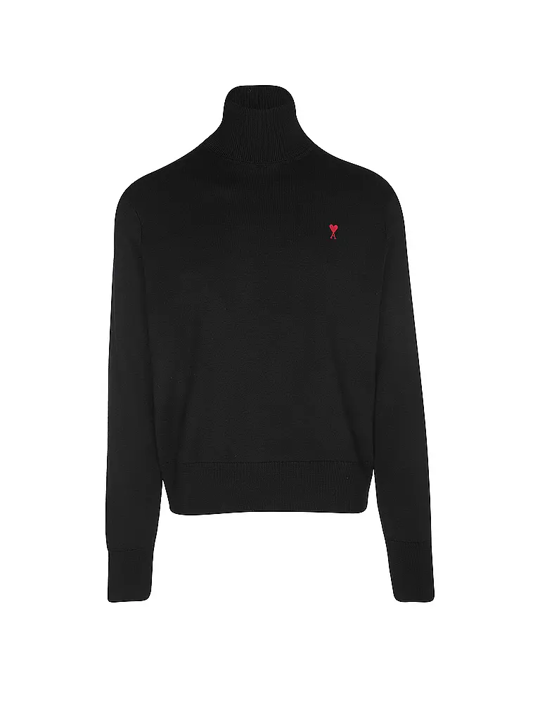 AMI PARIS | Jersey de cuello alto | Negro