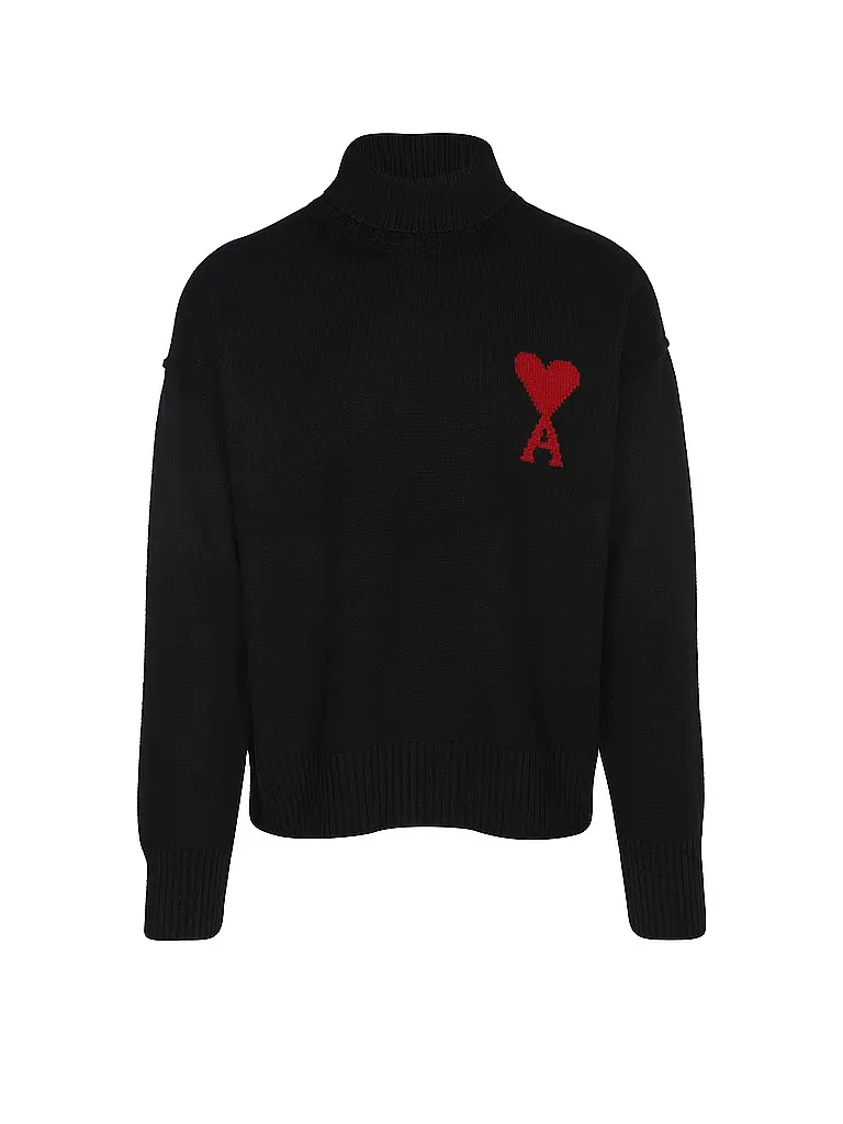 AMI PARIS | Jersey de cuello alto | Negro