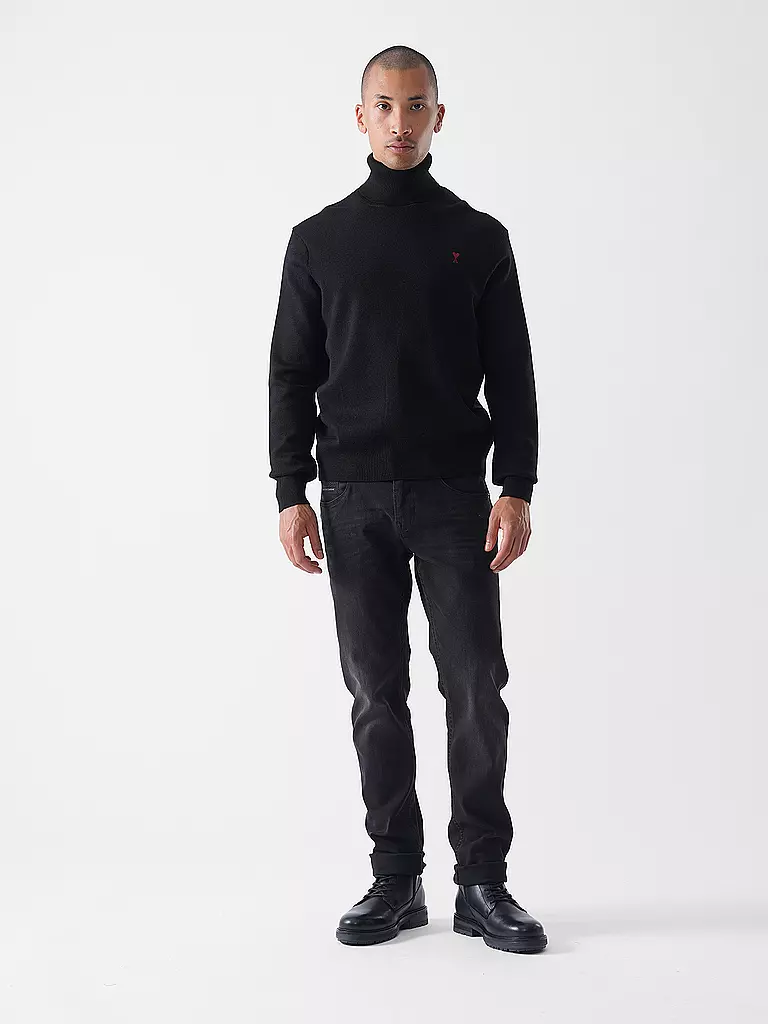 AMI PARIS | Jersey de cuello alto | Negro