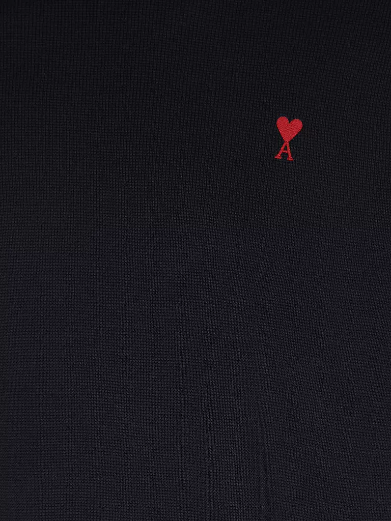 AMI PARIS | Jersey de cuello alto | Azul oscuro