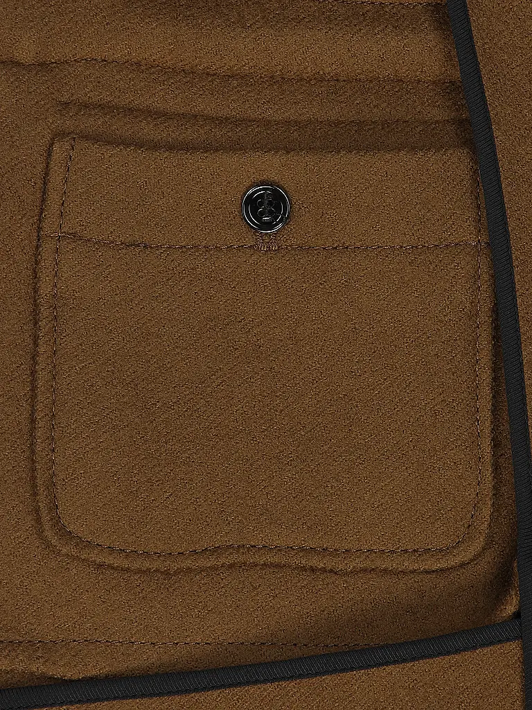 AMI PARIS | Nombre del producto: Chaqueta de lana CABAN | Camel