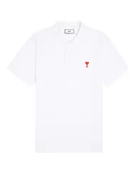 AMI PARIS | Poloshirt Ami De Coeur | Blanco