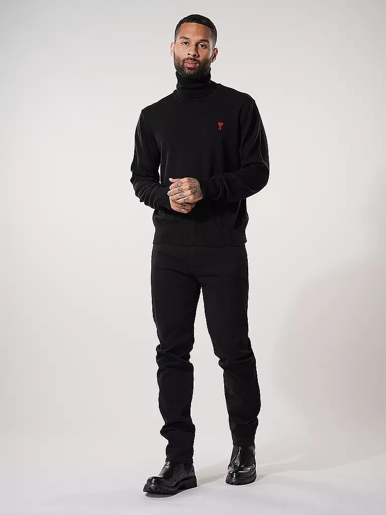 AMI PARIS | Rollkragenpullover | Negro