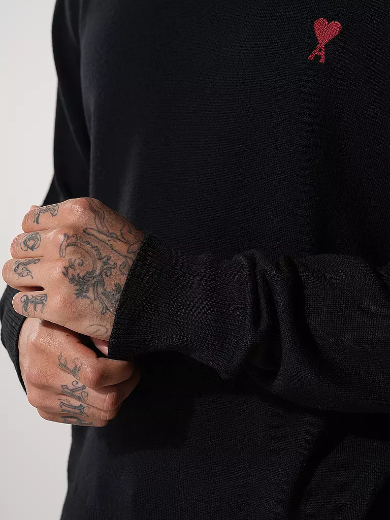 AMI PARIS | Rollkragenpullover | Negro