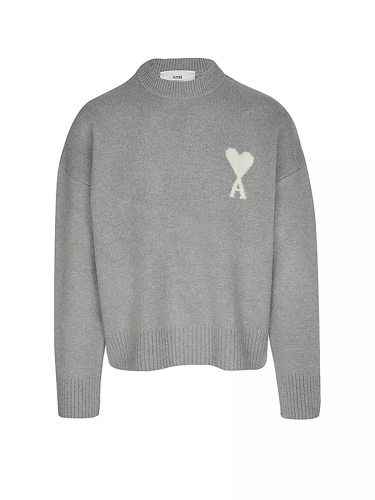AMI PARIS | Suéter | Gris claro