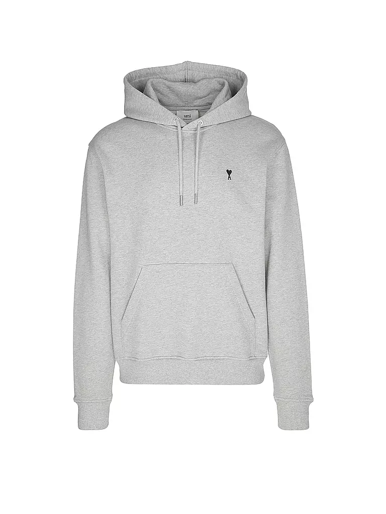 AMI PARIS | Sudadera con capucha - Hoodie | Gris claro
