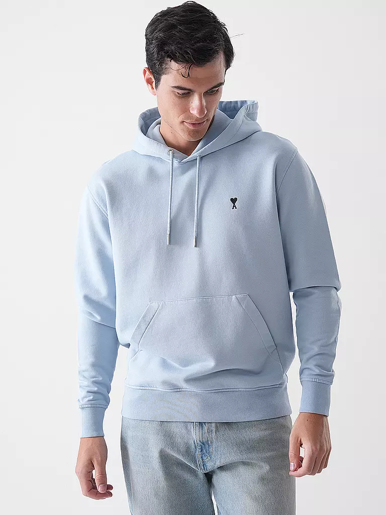 AMI PARIS | Sudadera con capucha - Hoodie | Azul claro