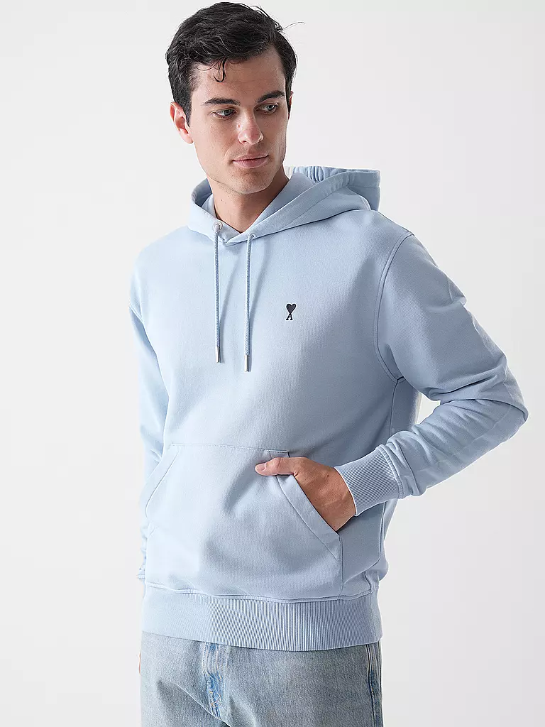 AMI PARIS | Sudadera con capucha - Hoodie | Azul claro