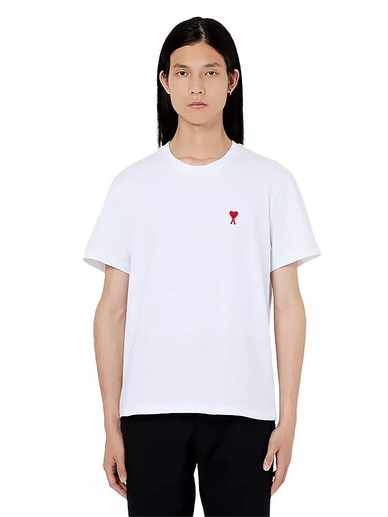 AMI PARIS | T-Shirt Ami De Coeur | Blanco