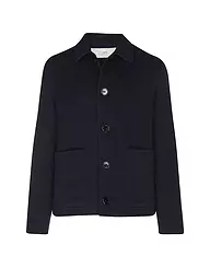 AMI PARIS | Wolljacke | Azul oscuro