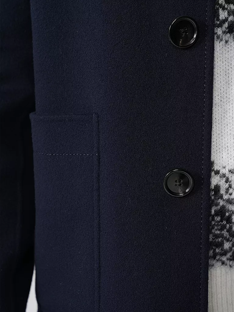 AMI PARIS | Wolljacke | Azul oscuro